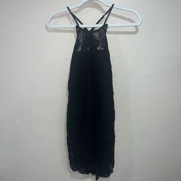 Free People Intimates Black Lace Dress - Picture 1 of 7